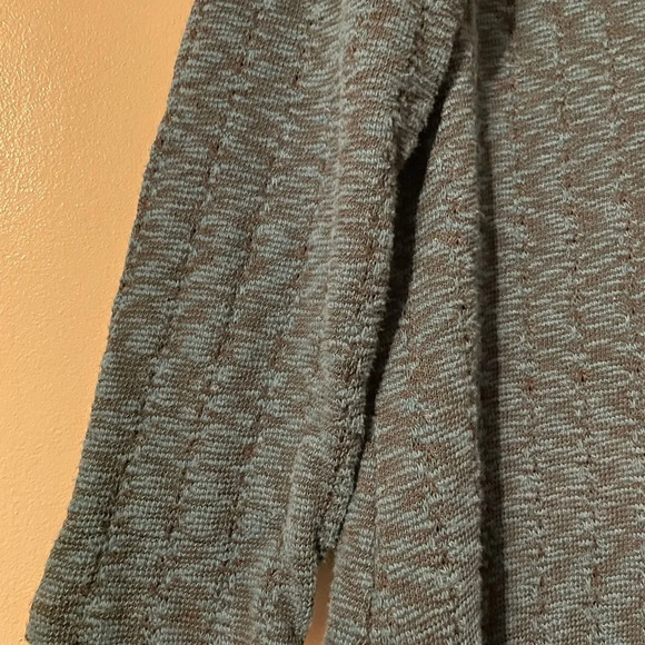 Habitat Blue Cotton Blend Knit Sweater Round Neckline Split Hem Size Small - Picture 5 of 9